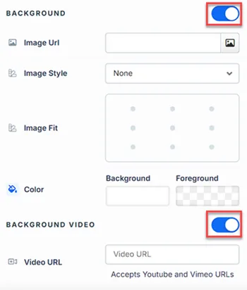 Adding Background Image and Video to the Page | ClickFunnels Help Center